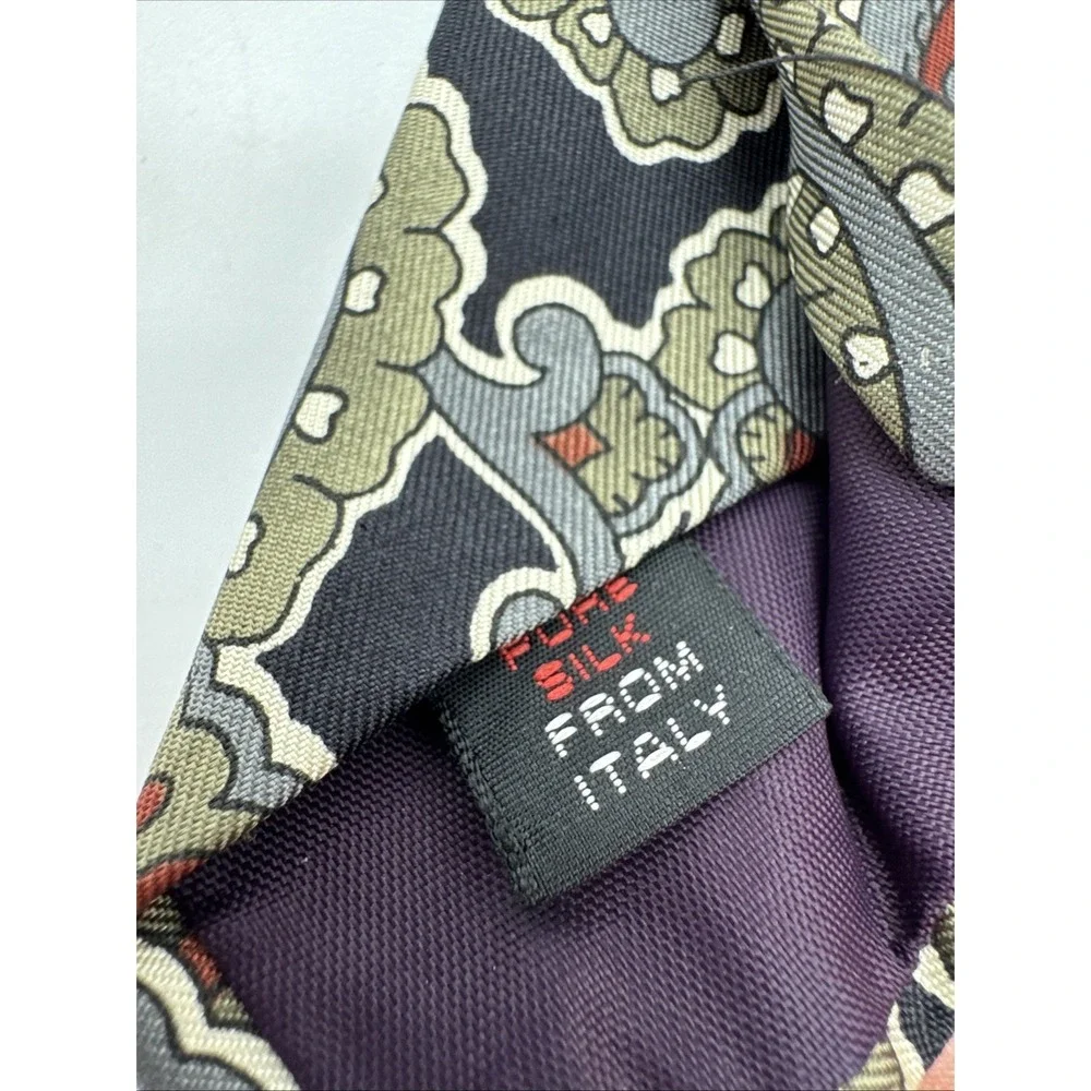 Kuppenheimer Woven‎ Paisley Silk Neck Tie Made In USA 57 x 3.75